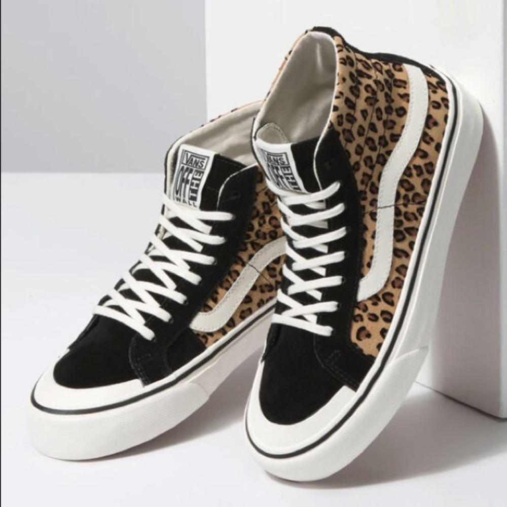 NWT VANS Sk8-Hi 138 Decon Leopard Sneaker